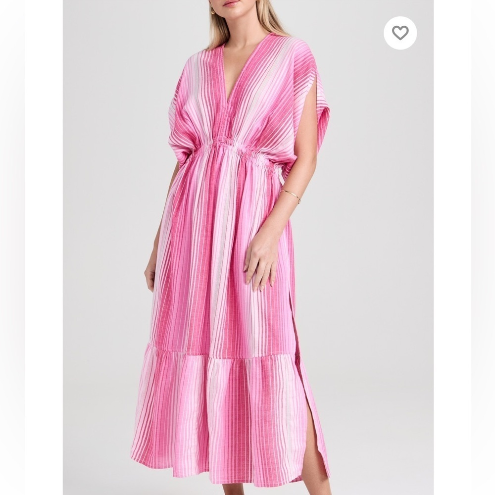 Lemlem Leila Plunge stripe Dress